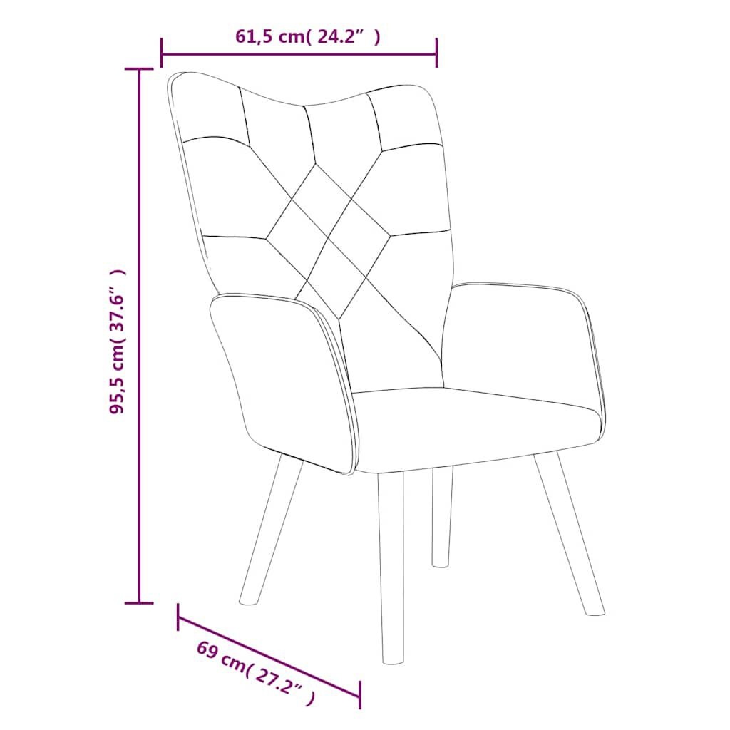 vidaXL Relaxstoel Patchwork - 40% Korting! (Retour)