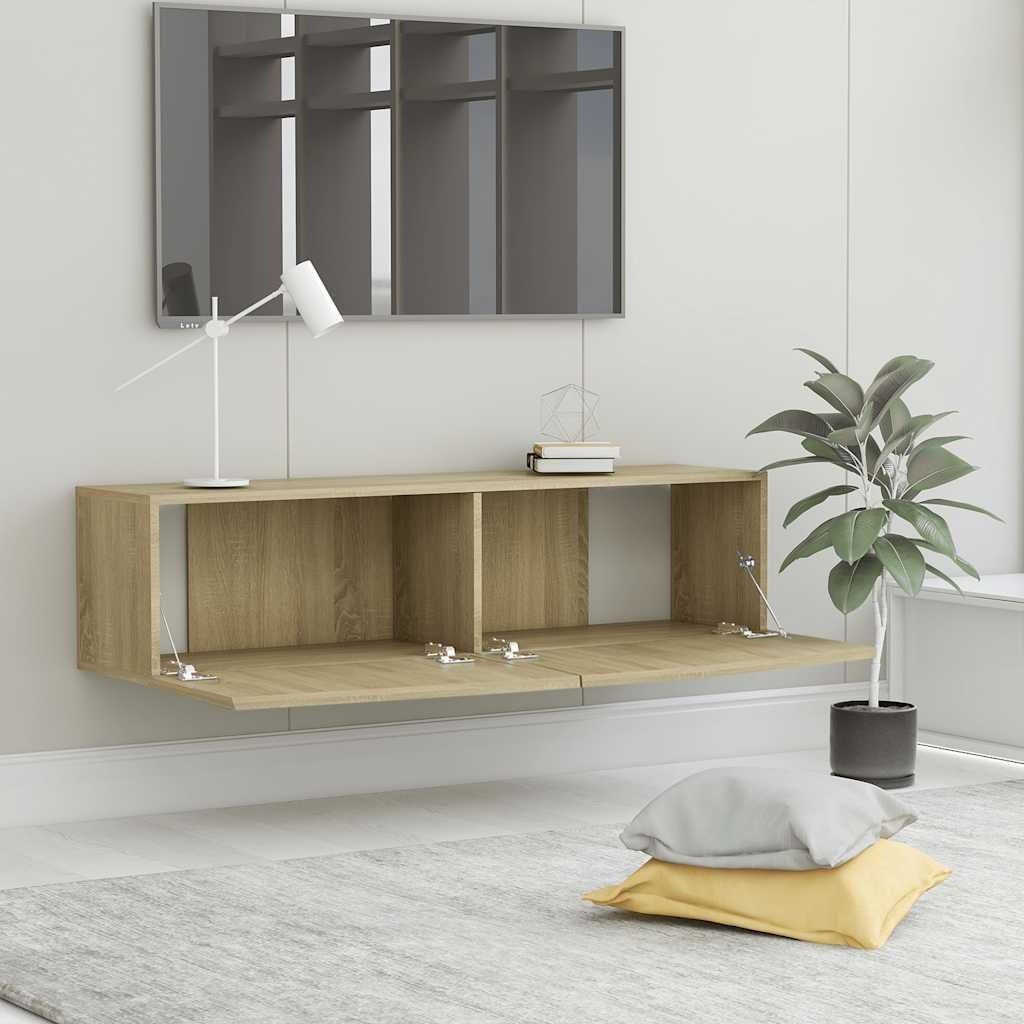 Tv-meubel Sonoma Eiken 120cm - 40% Korting! (Zo Goed Als Nieuw)