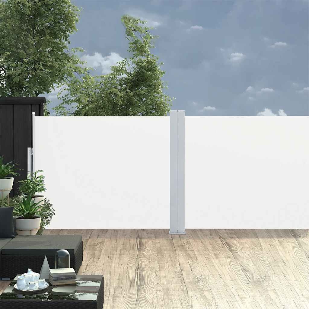 Tuinscherm Uittrekbaar 170x1200cm Crème - 35% Korting!