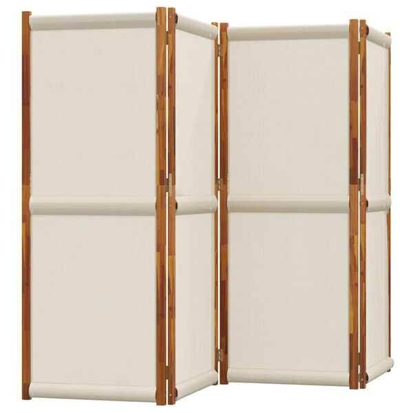Kamerscherm 4 Panelen Lichtgrijs 280x180cm -40% Korting!