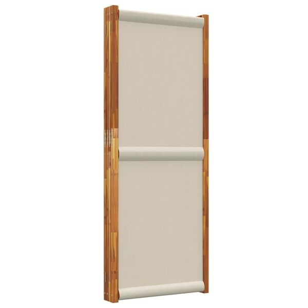 Kamerscherm 4 Panelen Lichtgrijs 280x180cm -40% Korting!