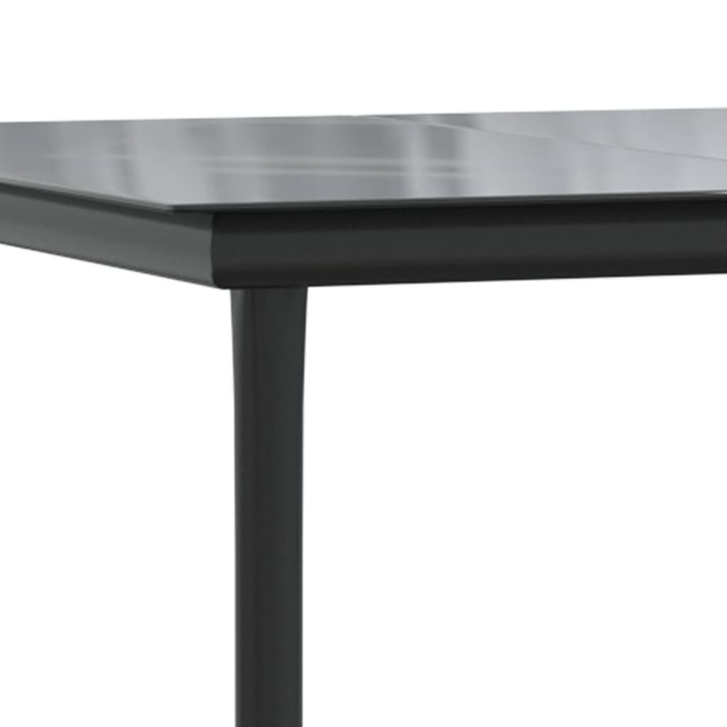 vidaXL Tuintafel Zwart 160cm - 40% Korting! (Retour)