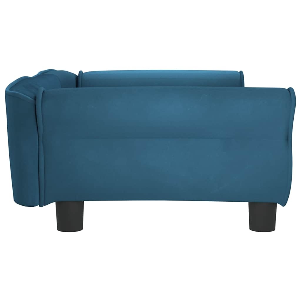 vidaXL Hondenmand Fluweel Blauw 95cm - 40% Korting!