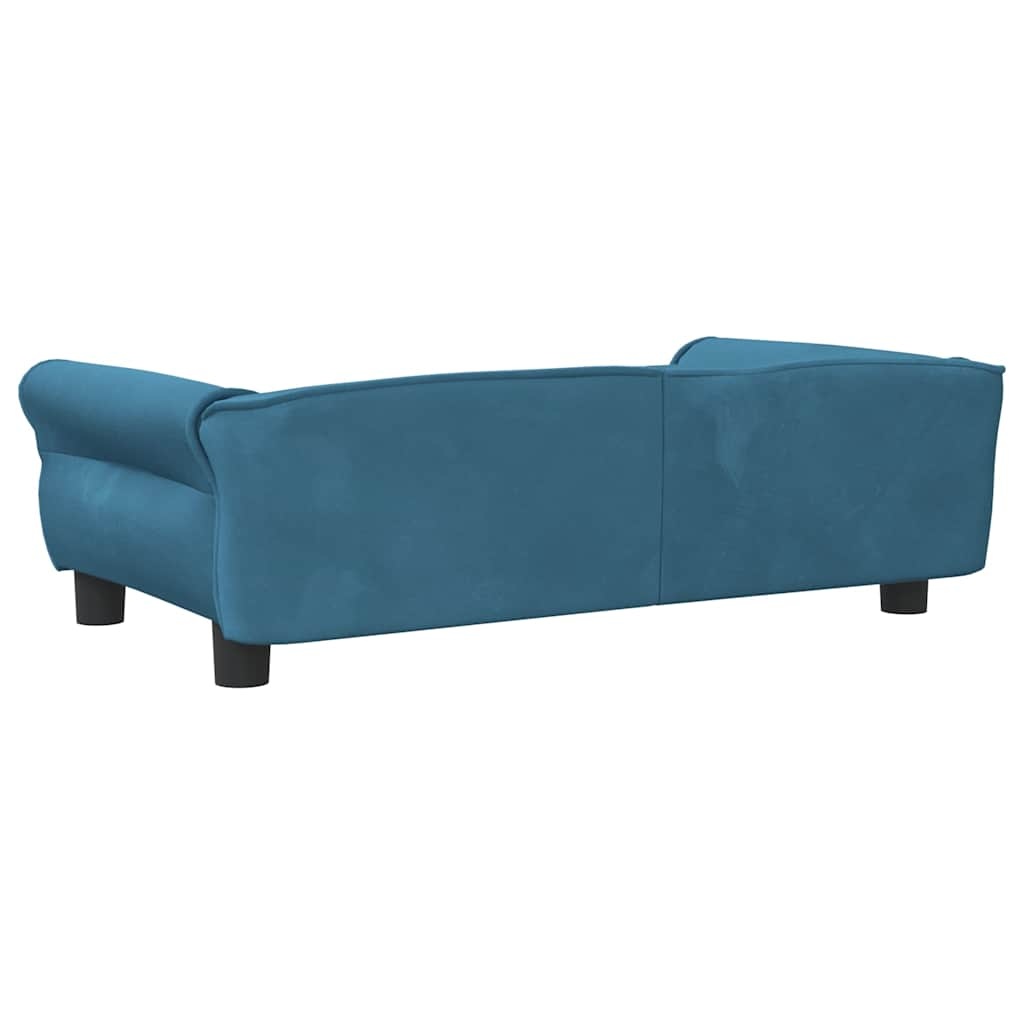 vidaXL Hondenmand Fluweel Blauw 95cm - 40% Korting!
