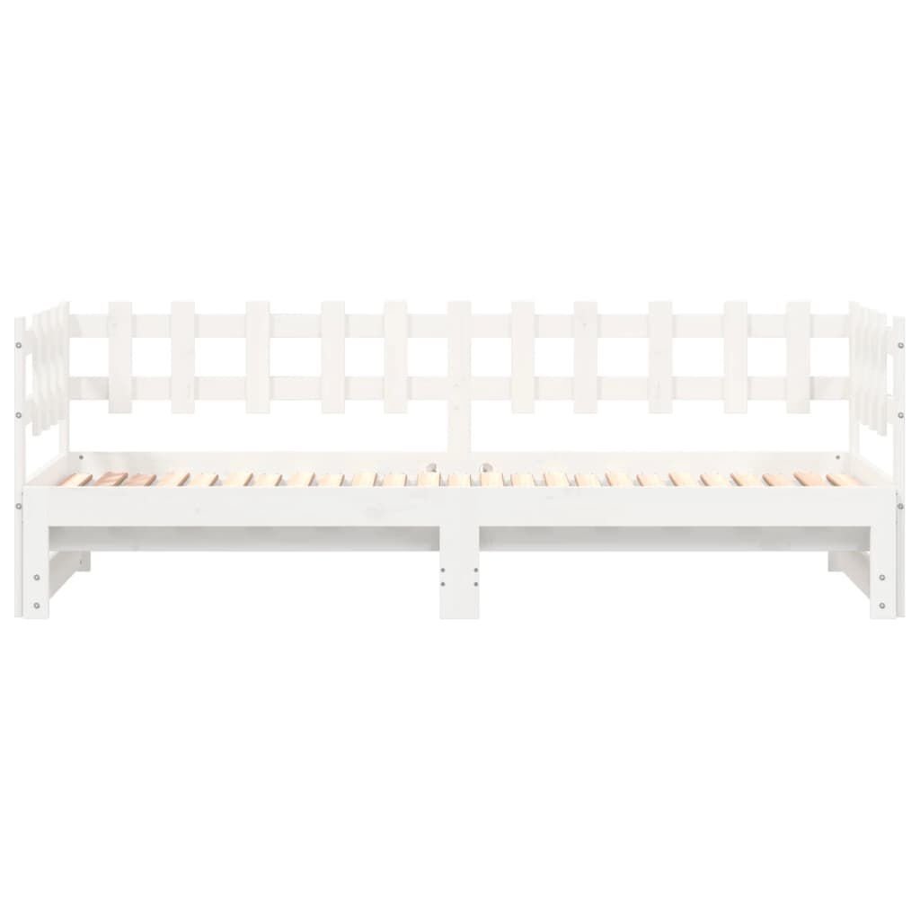 vidaXL Slaapbank Grenenhout Wit 2x90x200 cm -40%