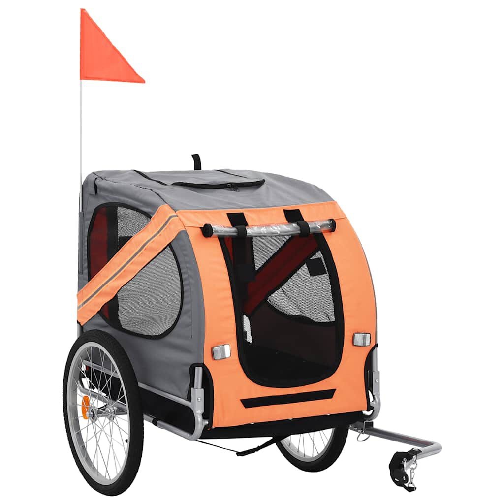 Hondenfietskar Oranje/Grijs -55% Korting! Topdeal!