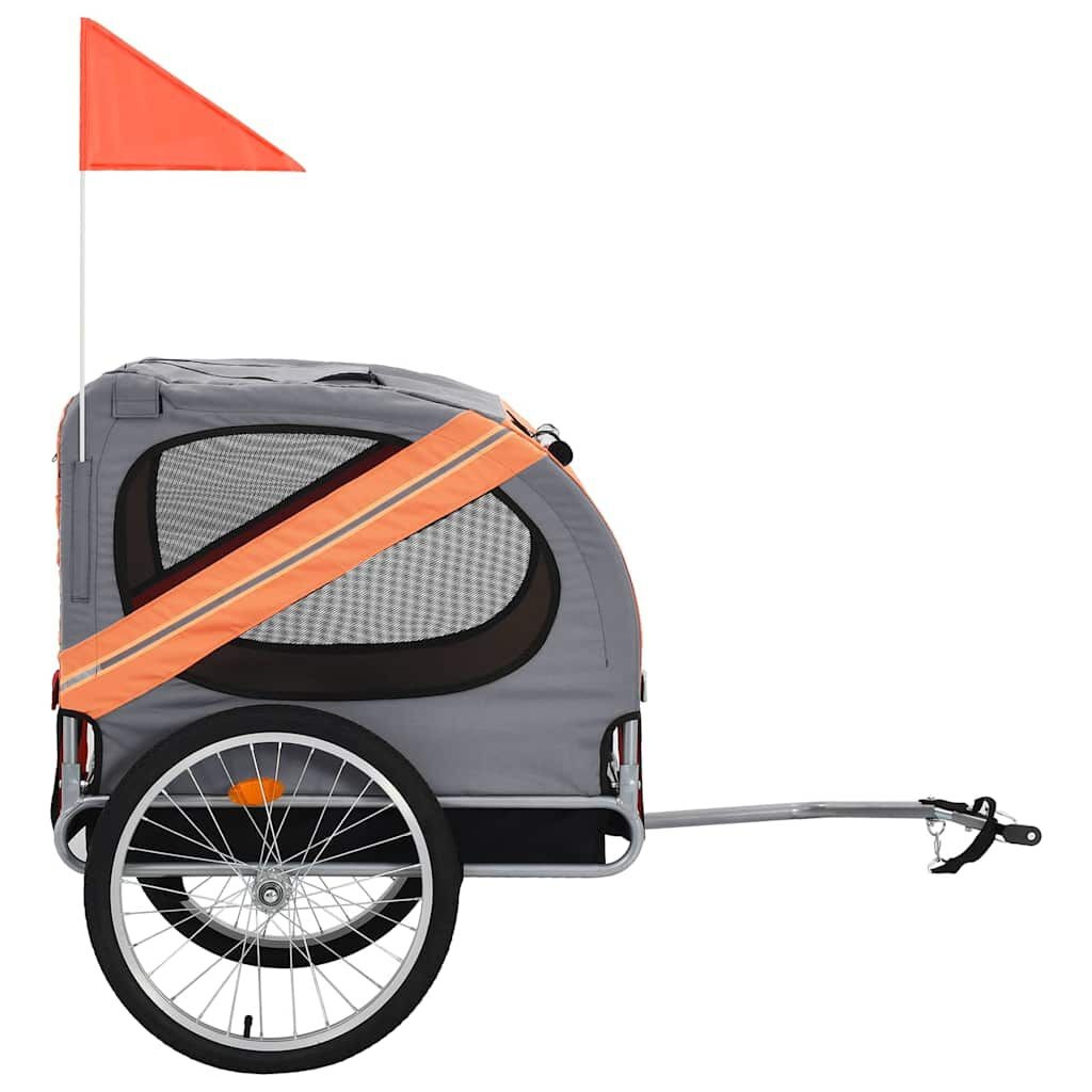 Hondenfietskar Oranje/Grijs -55% Korting! Topdeal!