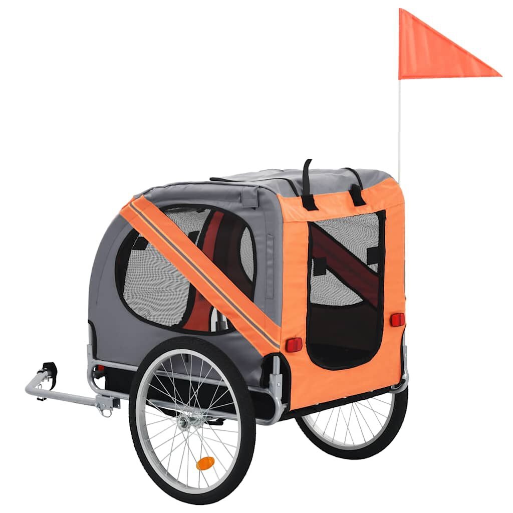 Hondenfietskar Oranje/Grijs -55% Korting! Topdeal!