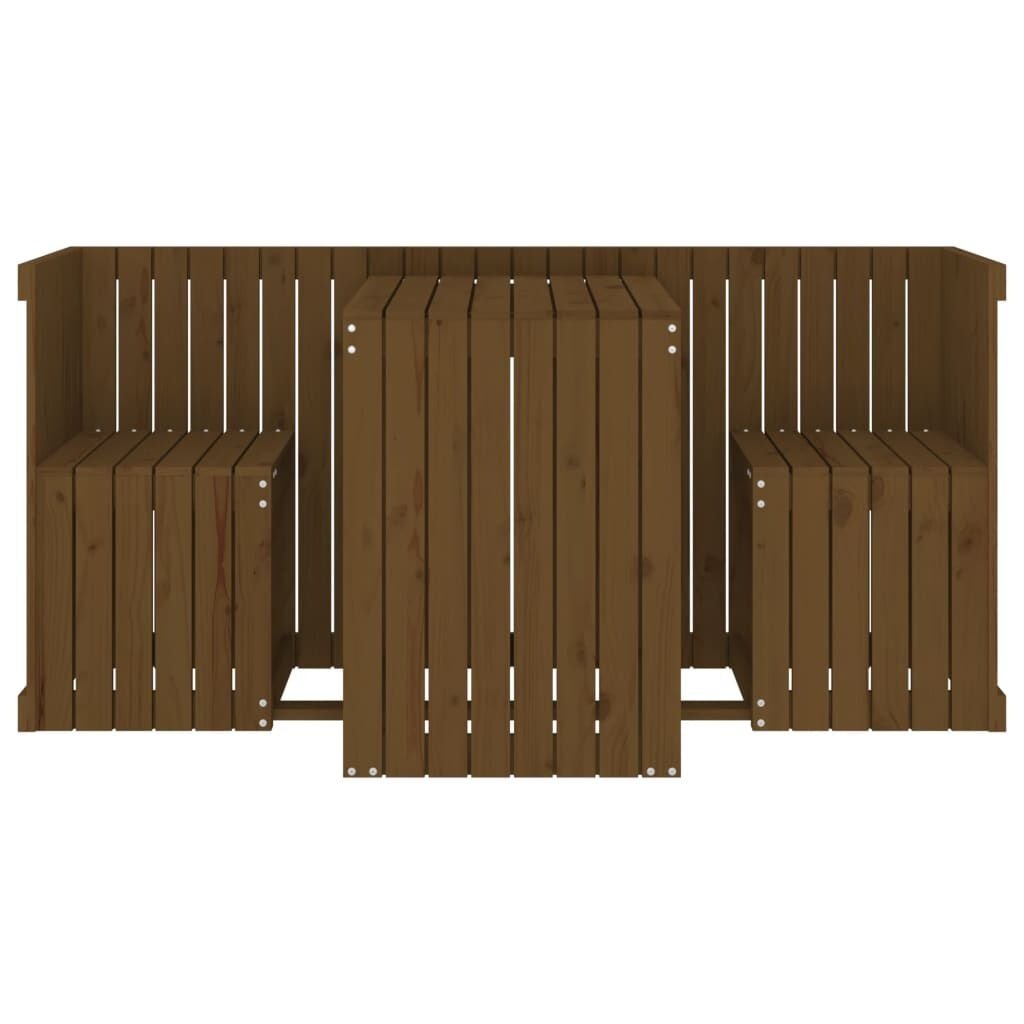 VidaXL Balkonset Grenenhout Honingbruin -35%