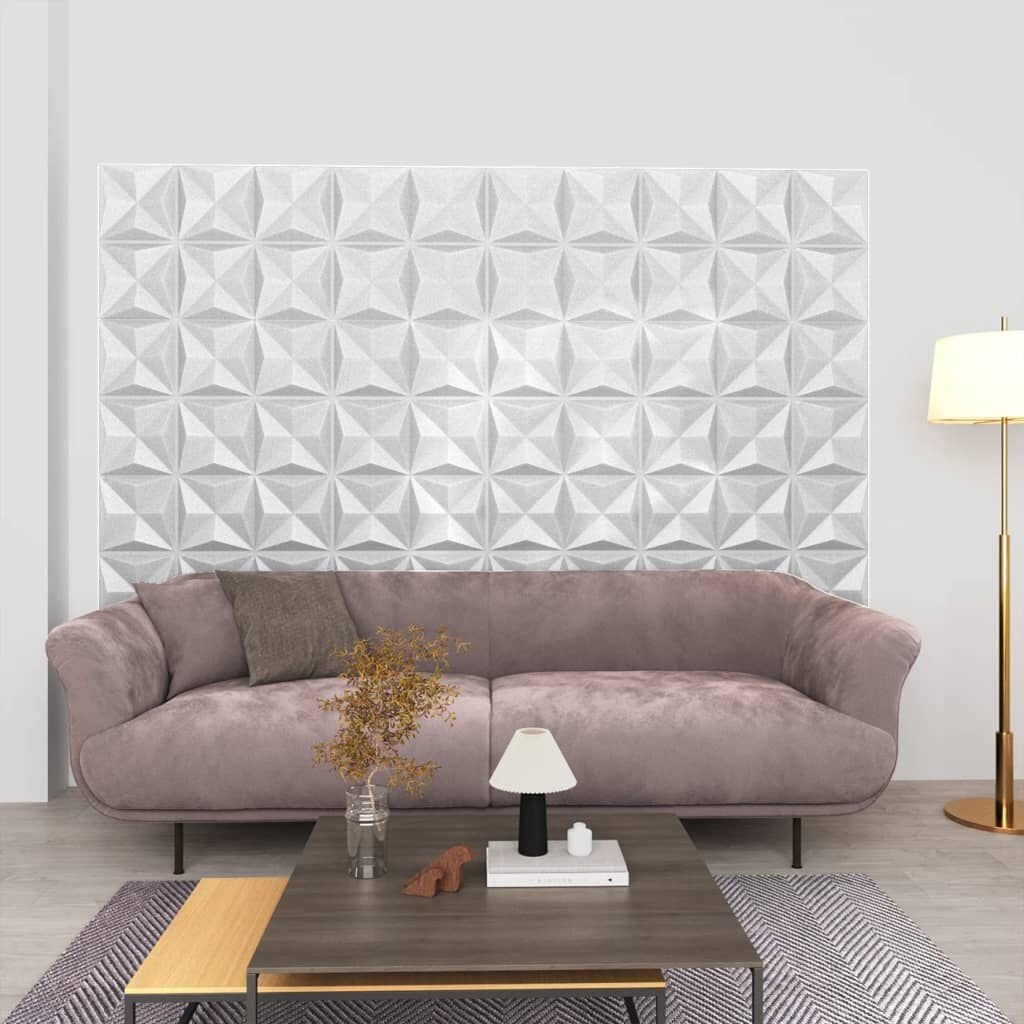 vidaXL 3D Wandpanelen Wit 12m² - 55% Korting! Beschadigd