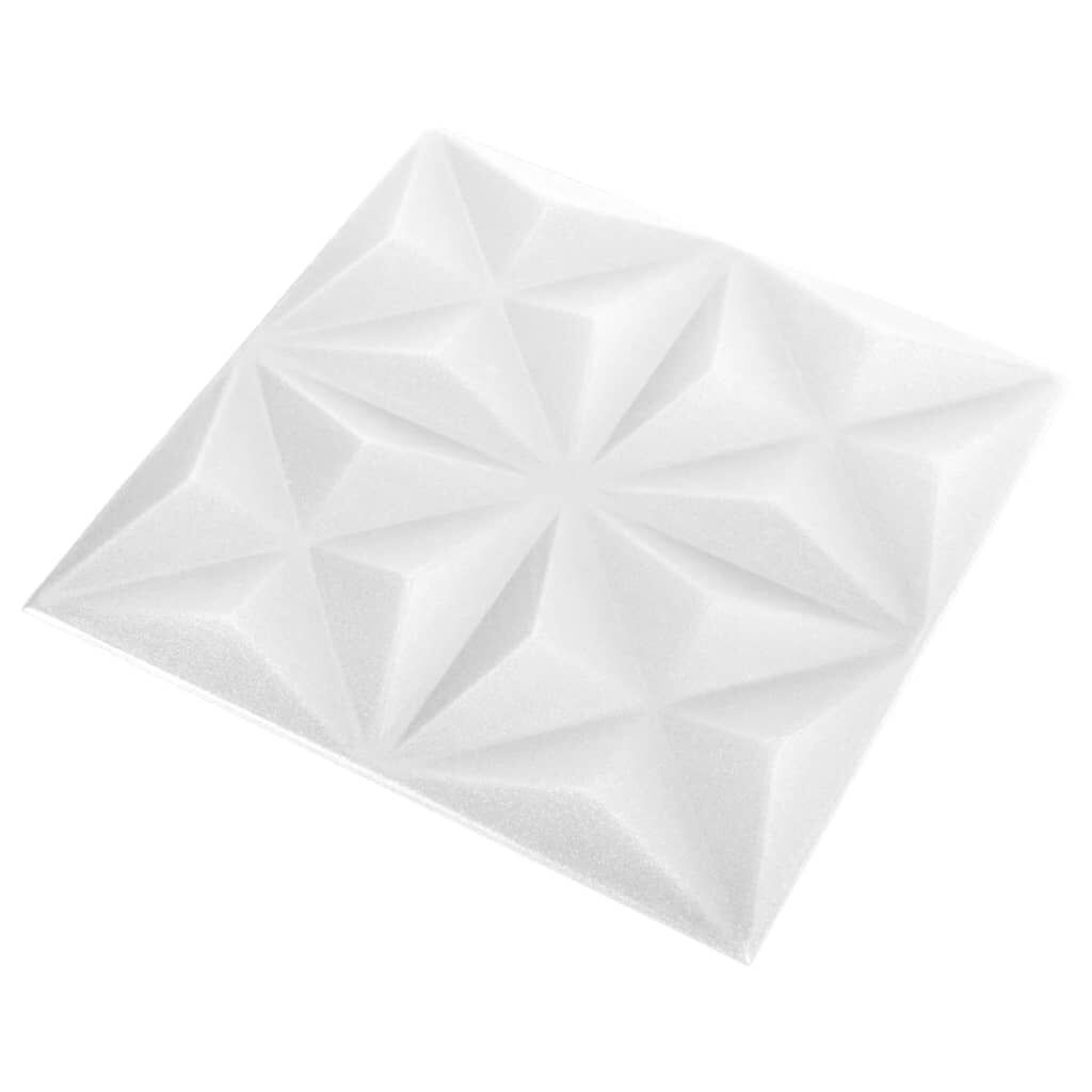 vidaXL 3D Wandpanelen Wit 12m² - 55% Korting! Beschadigd