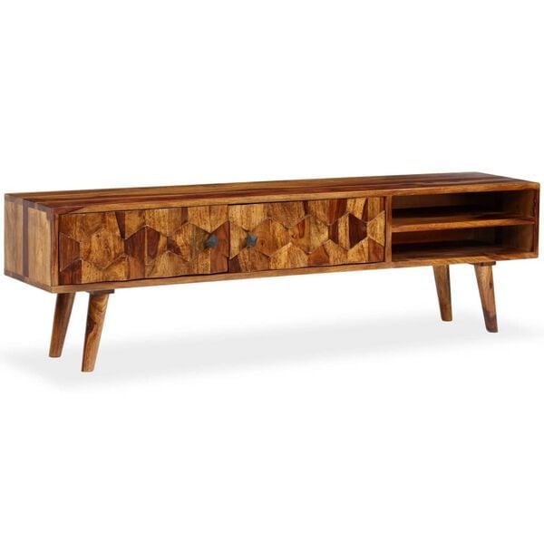 Tv-meubel Sheeshamhout 140cm - 46% Korting!
