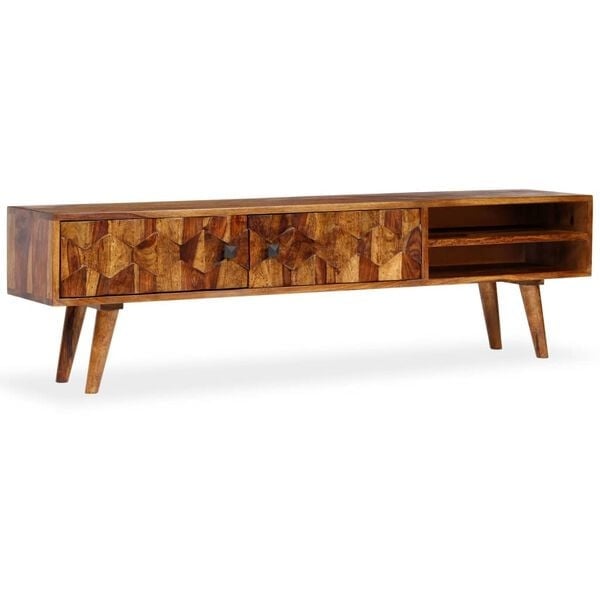 Tv-meubel Sheeshamhout 140cm - 46% Korting!