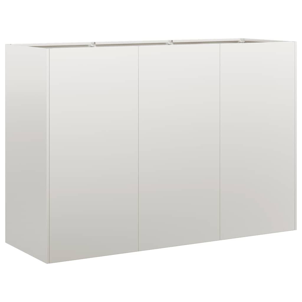 vidaXL Plantenbak RVS 120x40x80cm - 40% Korting!