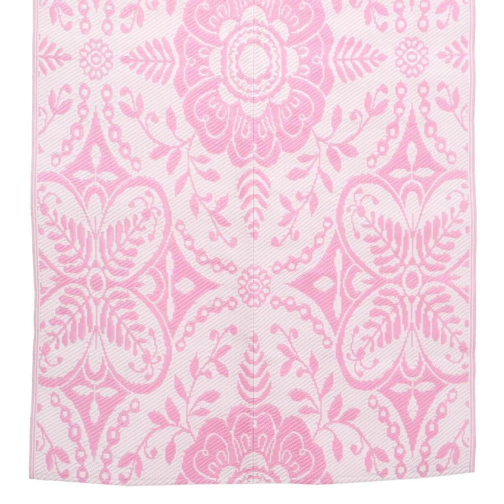 vidaXL Buitenkleed ARAKIL Roze 120x180cm -40%