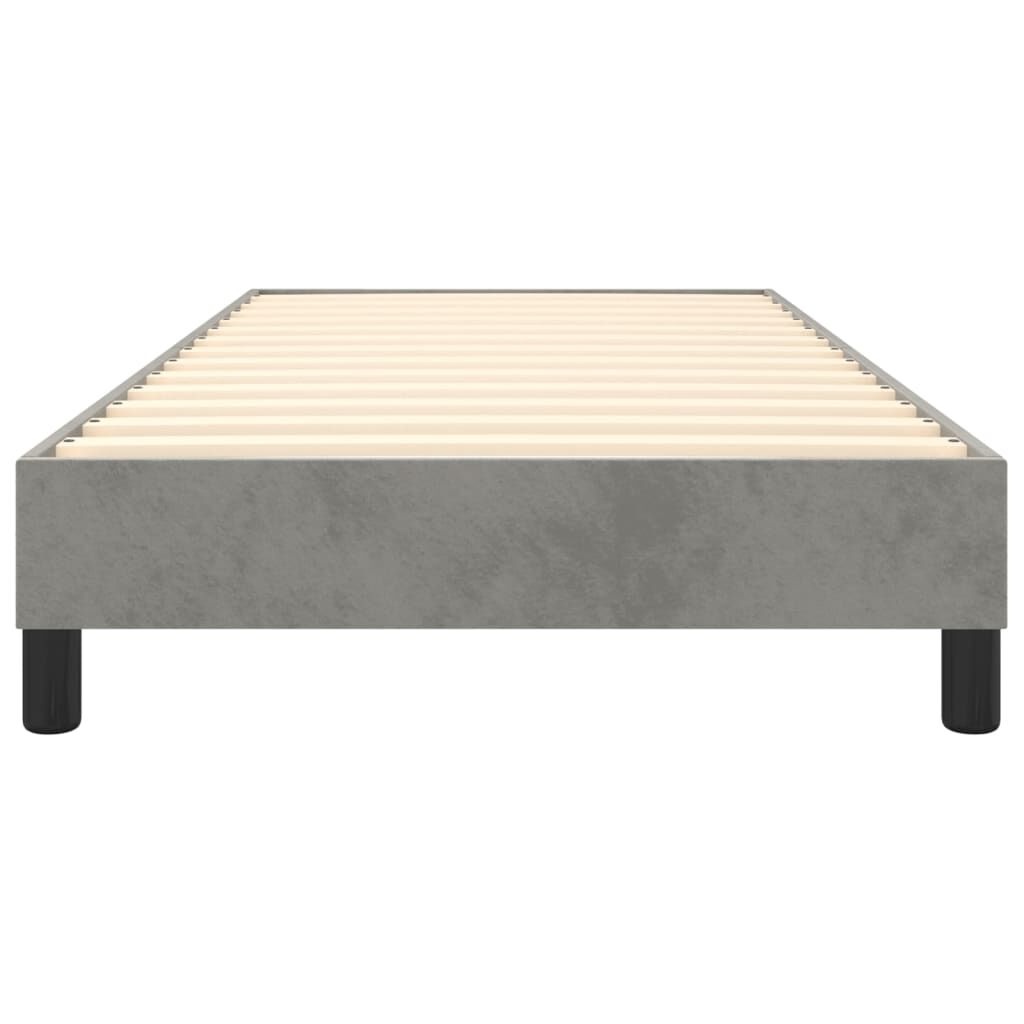 VidaXL Bedframe 80x200 Lichtgrijs Fluwelen -40%! (Retour)