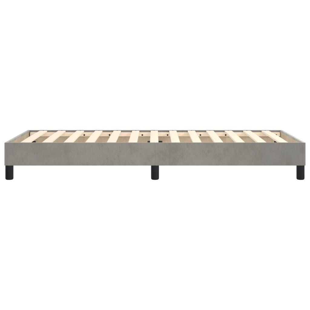 VidaXL Bedframe 80x200 Lichtgrijs Fluwelen -40%! (Retour)