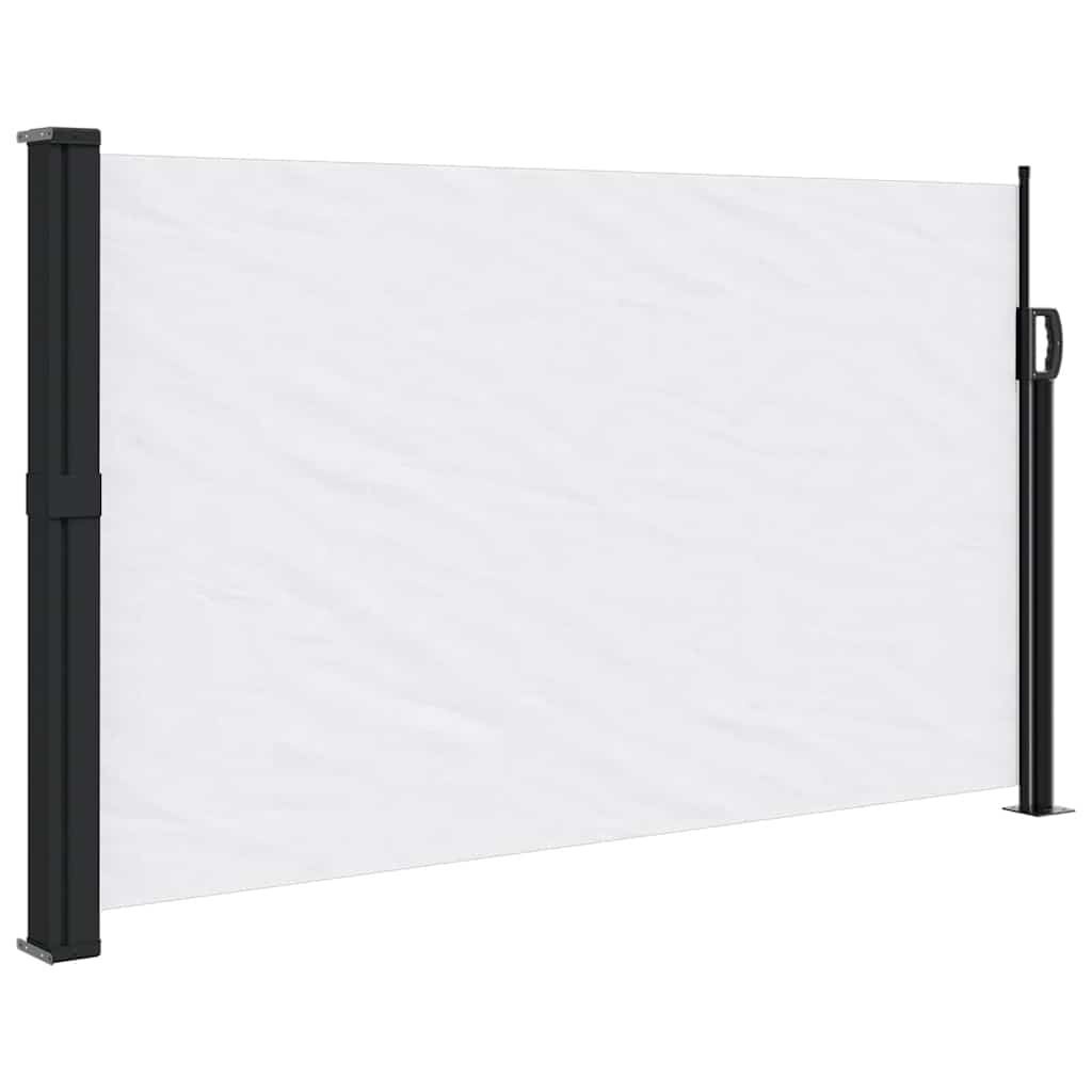 vidaXL Uittrekbaar Windscherm Wit 117x300cm - 40% Korting!