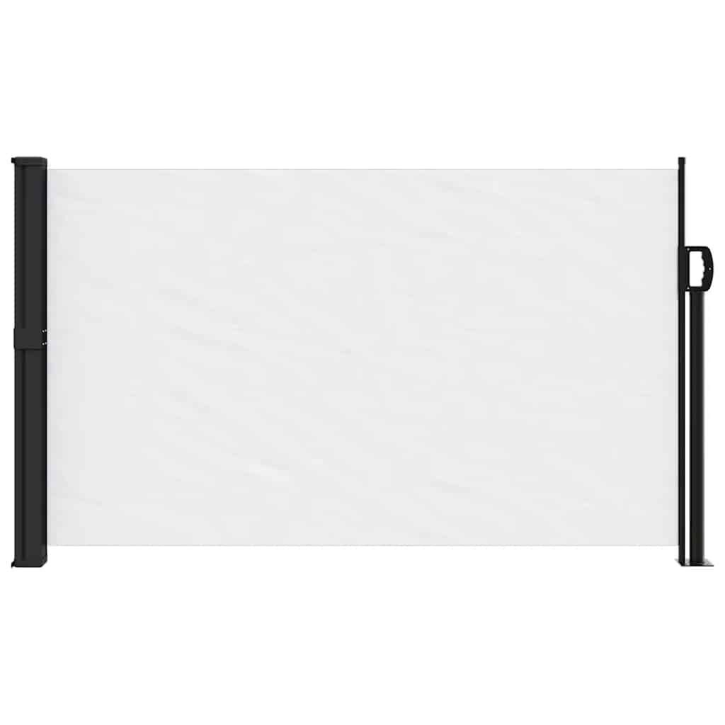 vidaXL Uittrekbaar Windscherm Wit 117x300cm - 40% Korting!