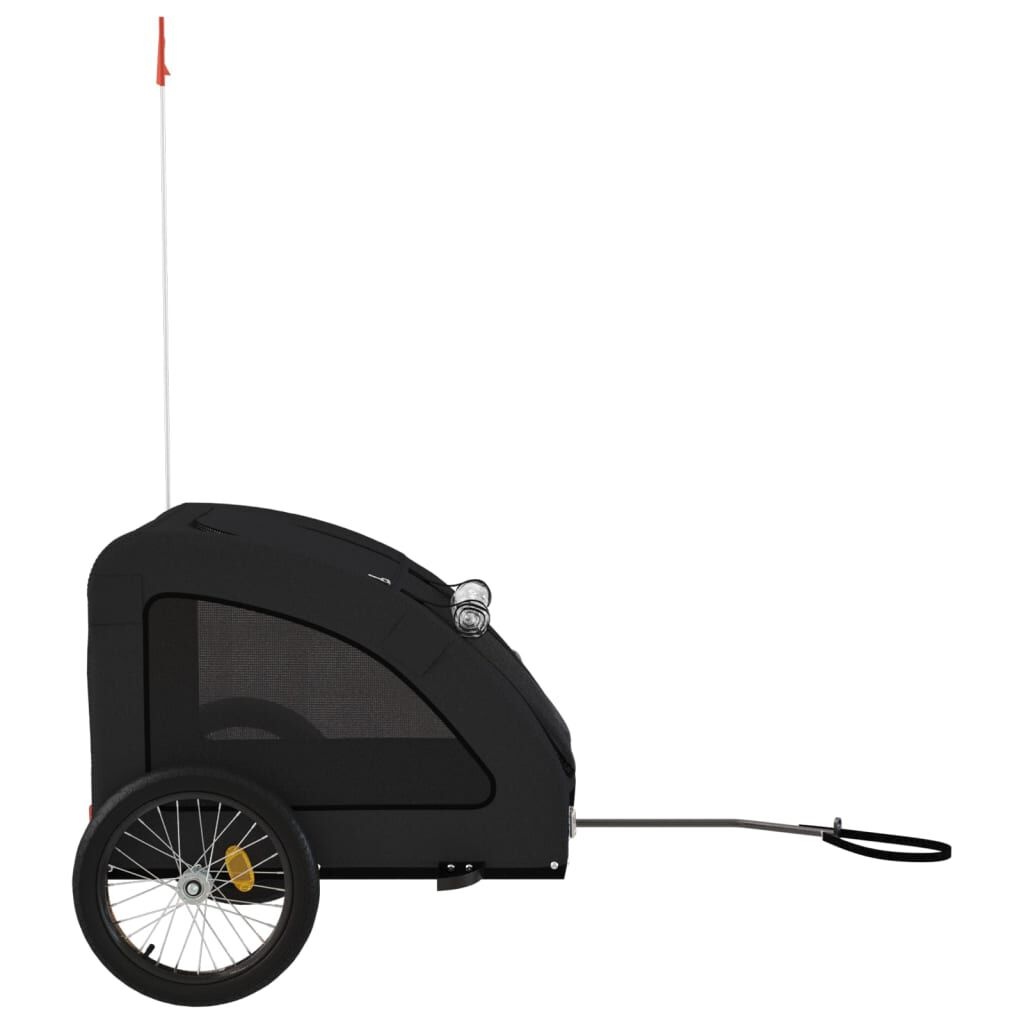 Hondenfietskar vidaXL Zwart - 40% Korting! (Lichte Gebruikerssporen)