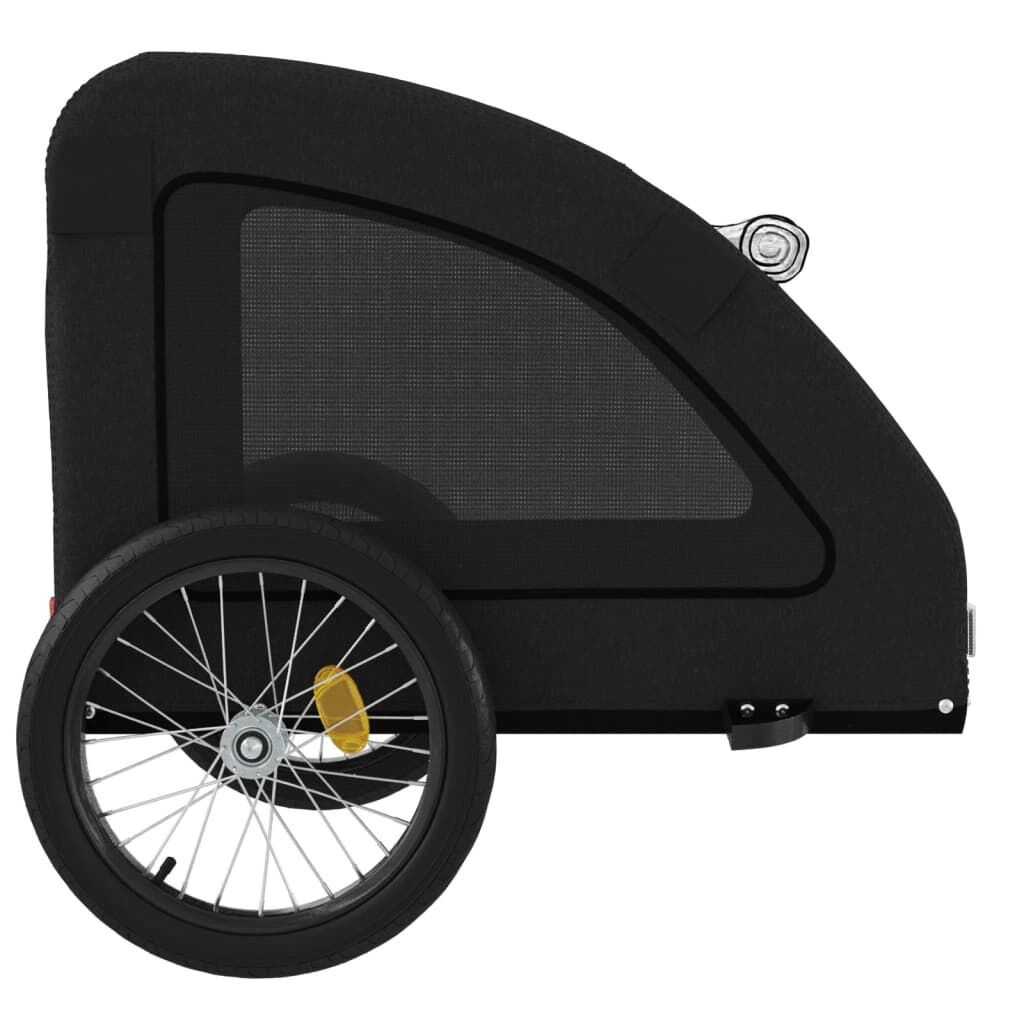 Hondenfietskar vidaXL Zwart - 40% Korting! (Lichte Gebruikerssporen)