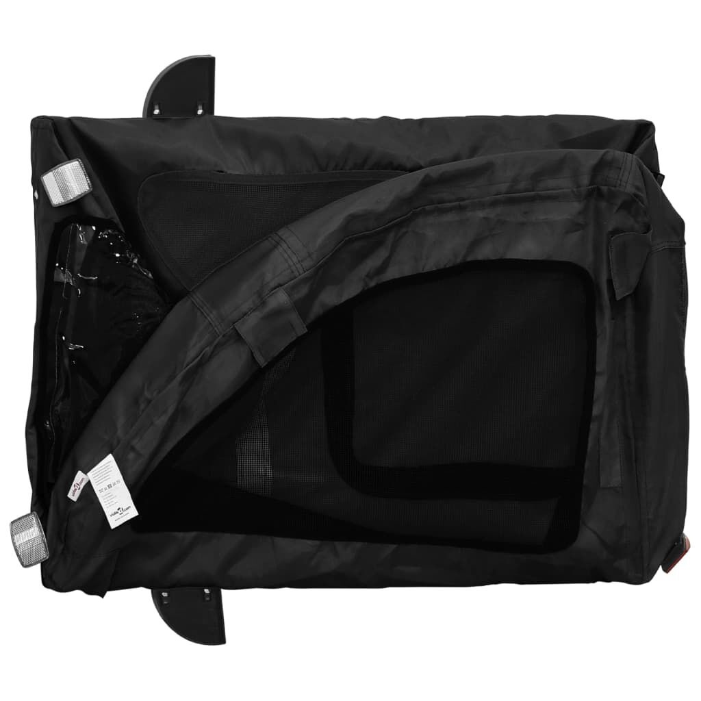 Hondenfietskar vidaXL Zwart - 40% Korting! (Lichte Gebruikerssporen)