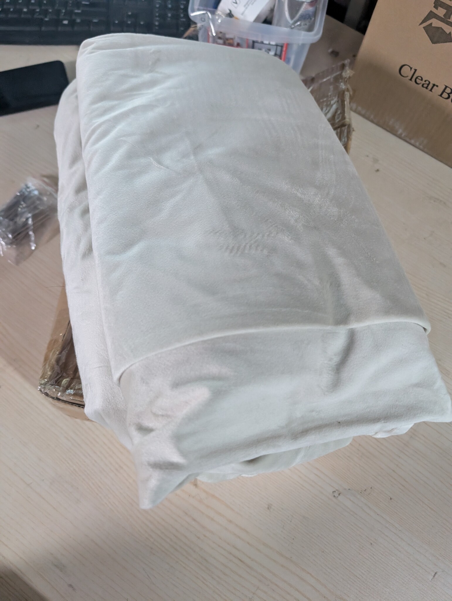 VidaXL Crème Fluweel Gordijnen 140x245cm -55% Korting!