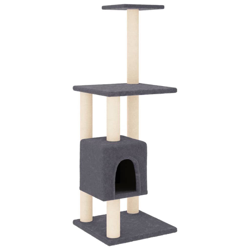 Kattenkrabpaal 104cm Donkergrijs - 40% Korting!