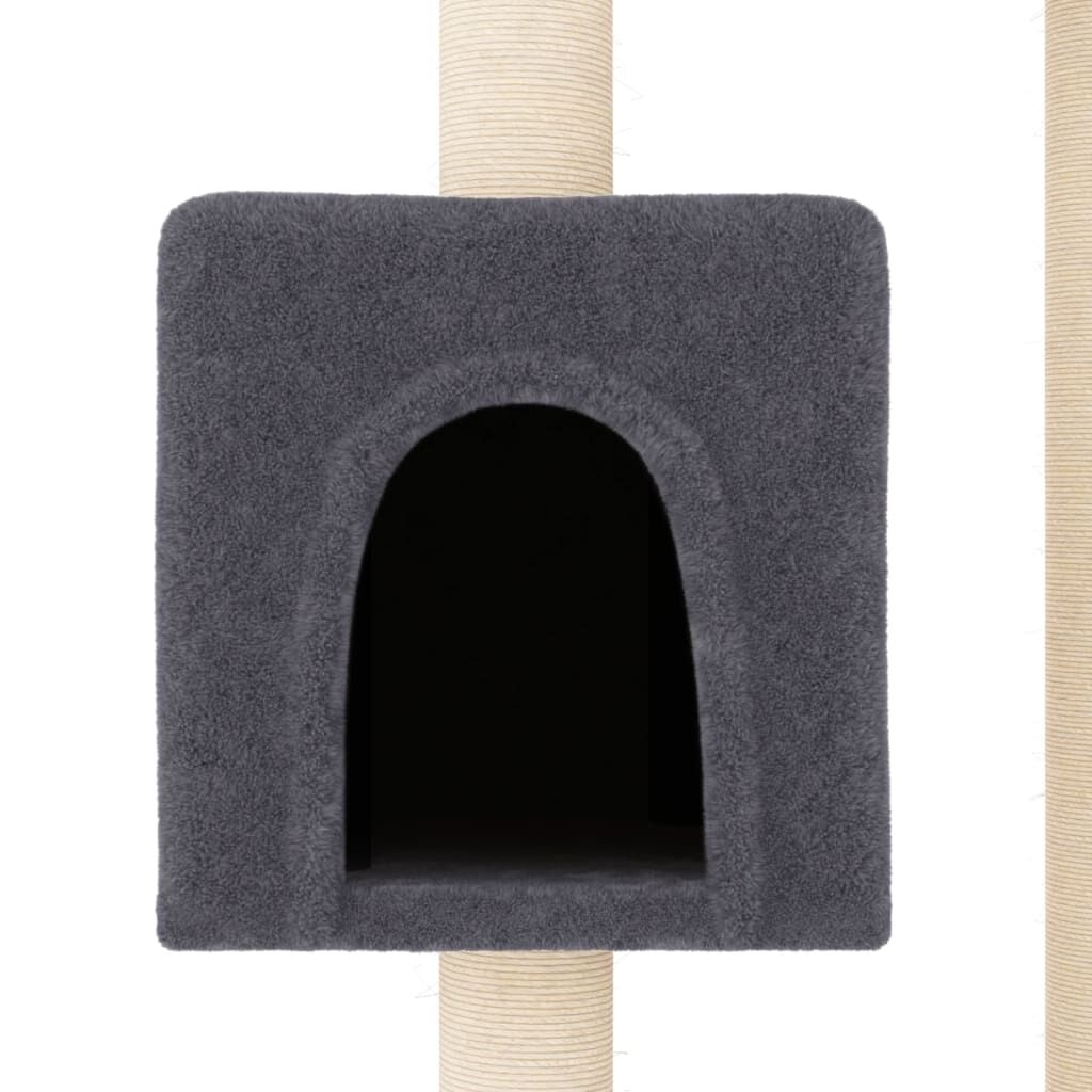 Kattenkrabpaal 104cm Donkergrijs - 40% Korting!
