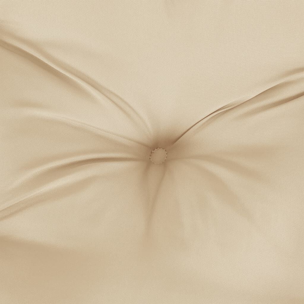 vidaXL Stoelkussens Hoge Rug Beige (4 st) - 40% Korting!