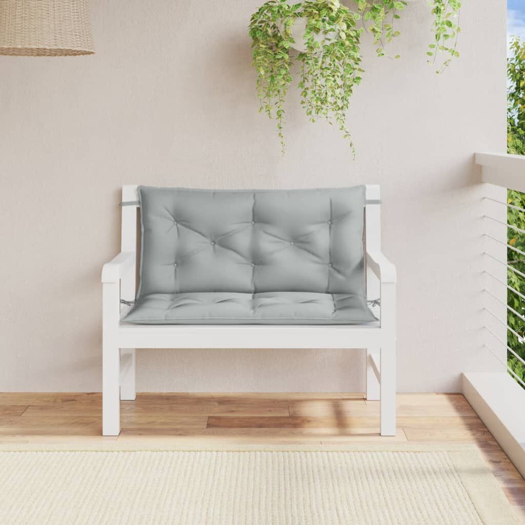 vidaXL Tuinbankkussens Lichtgrijs 100x50cm - 40% Korting!