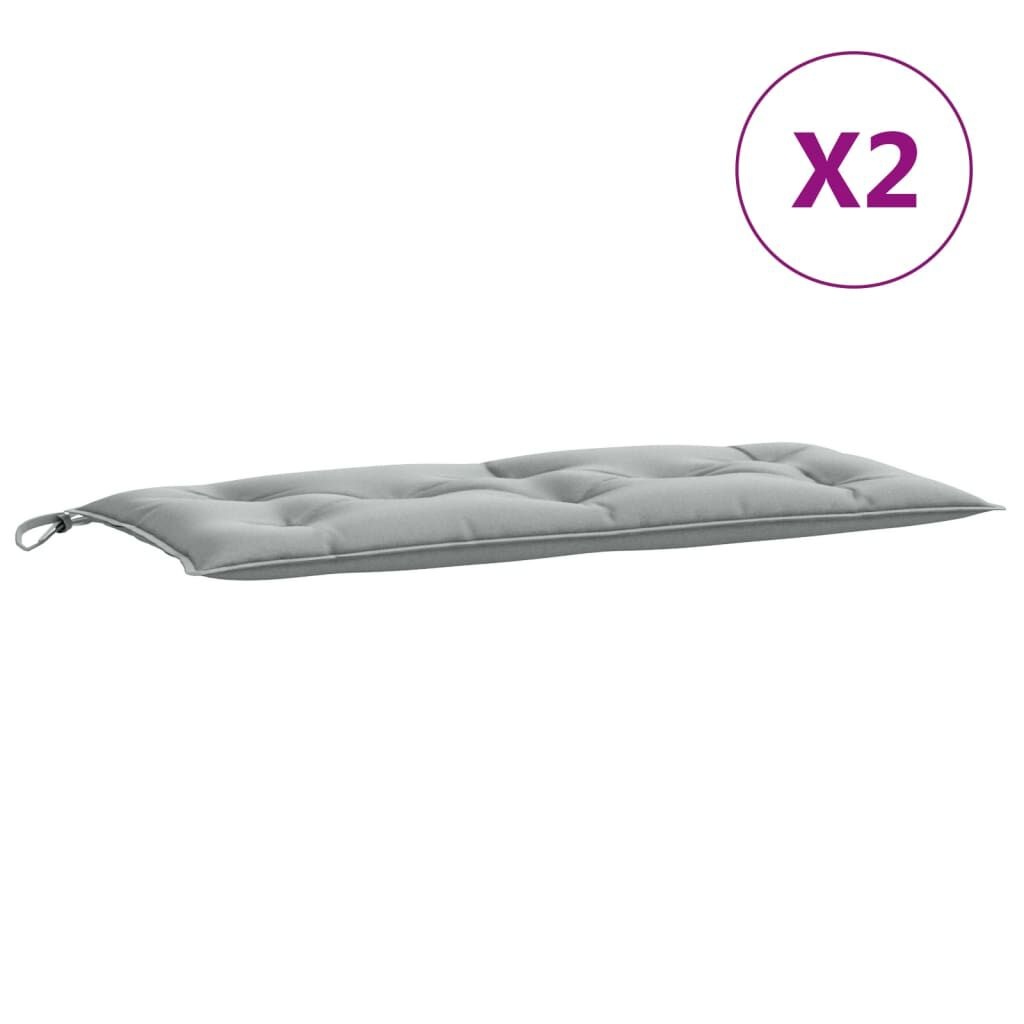 vidaXL Tuinbankkussens Lichtgrijs 100x50cm - 40% Korting!