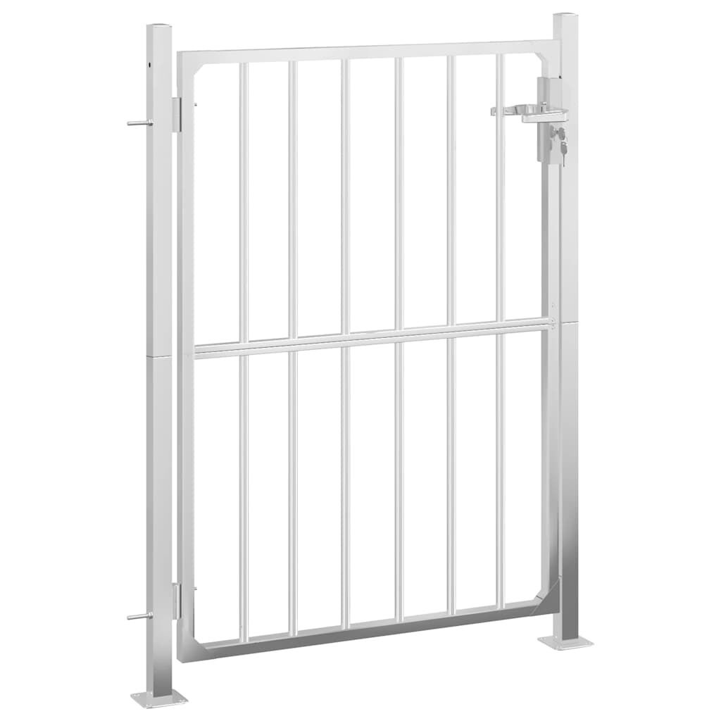 vidaXL Tuinpoort RVS 100x125cm - 40% Korting!
