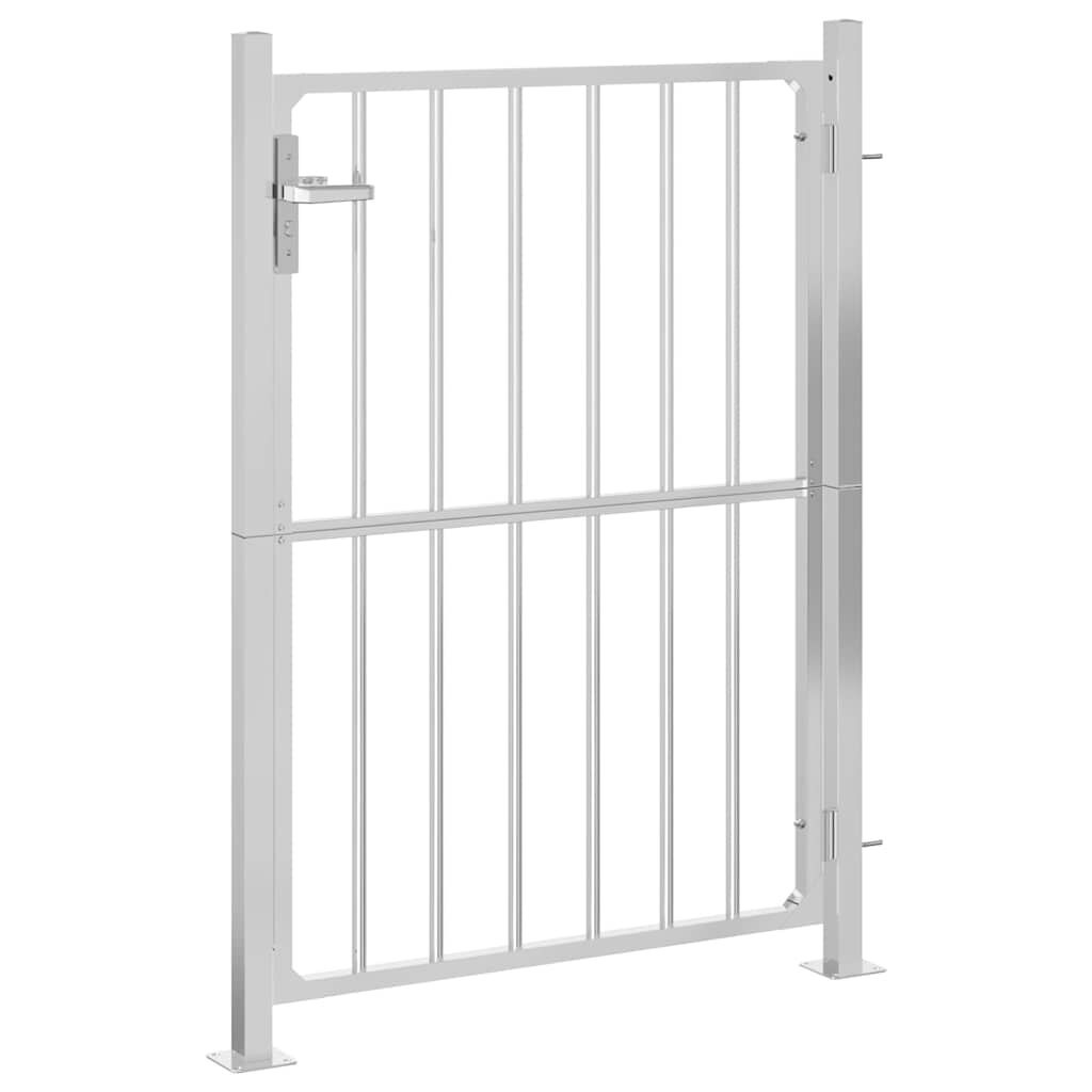 vidaXL Tuinpoort RVS 100x125cm - 40% Korting!