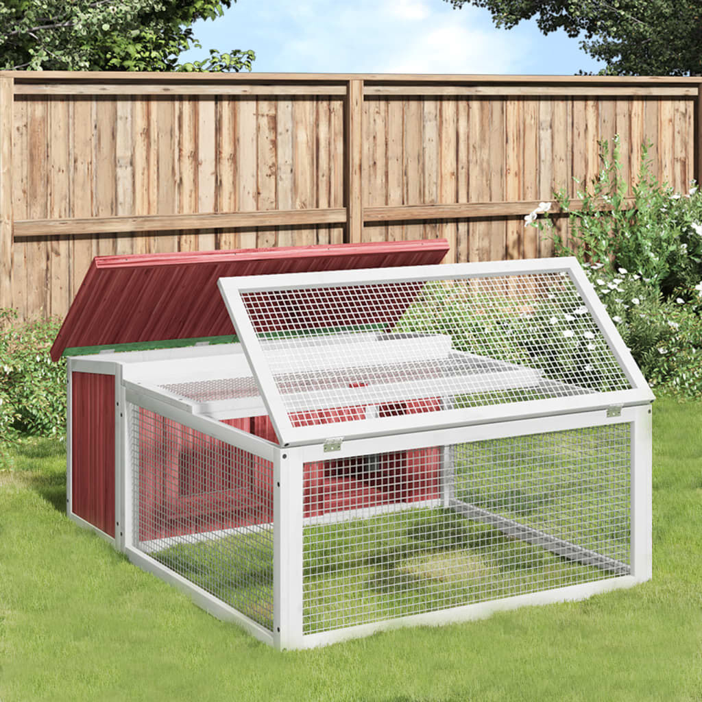 Konijnenhok Grenenhout Mokka - 117,5cm - 40% Korting!