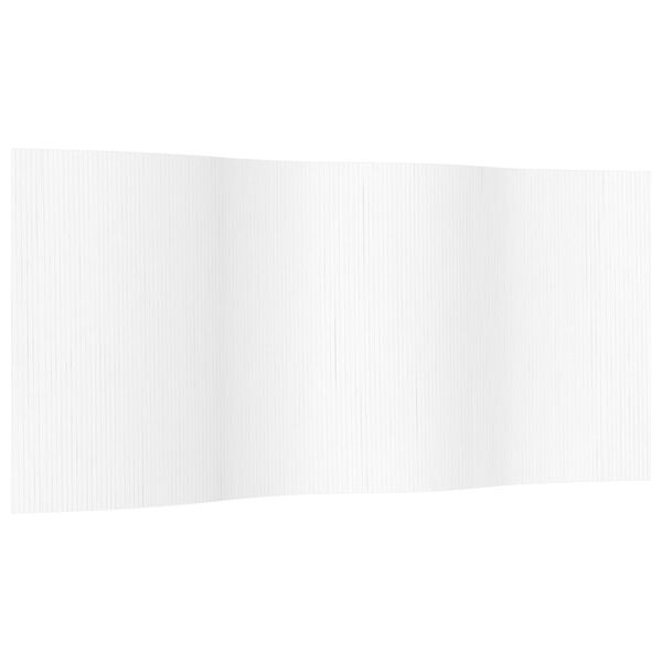 Bamboe Kamerscherm Wit 165x400cm - 35% Korting!
