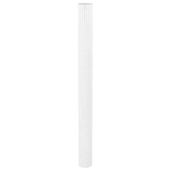 Bamboe Kamerscherm Wit 165x400cm - 35% Korting!