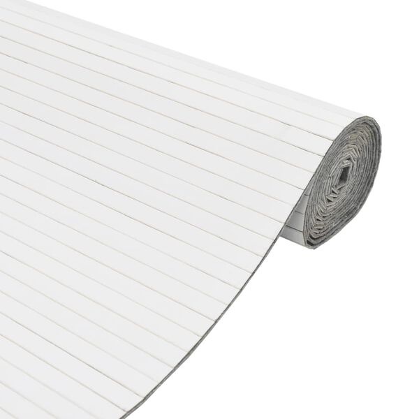Bamboe Kamerscherm Wit 165x400cm - 35% Korting!