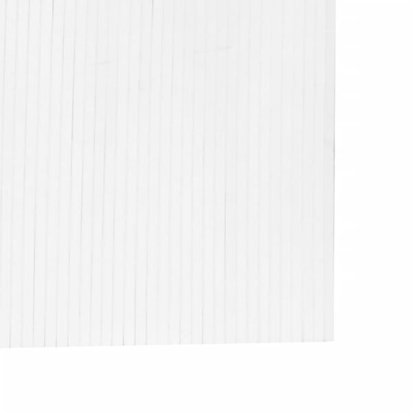 Bamboe Kamerscherm Wit 165x400cm - 35% Korting!