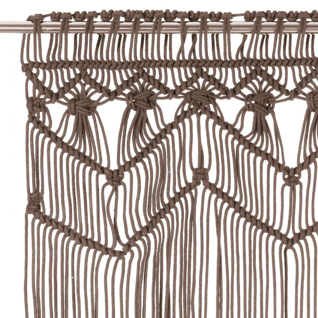 Macramé Gordijn Taupe 140x240cm - 40% Korting!