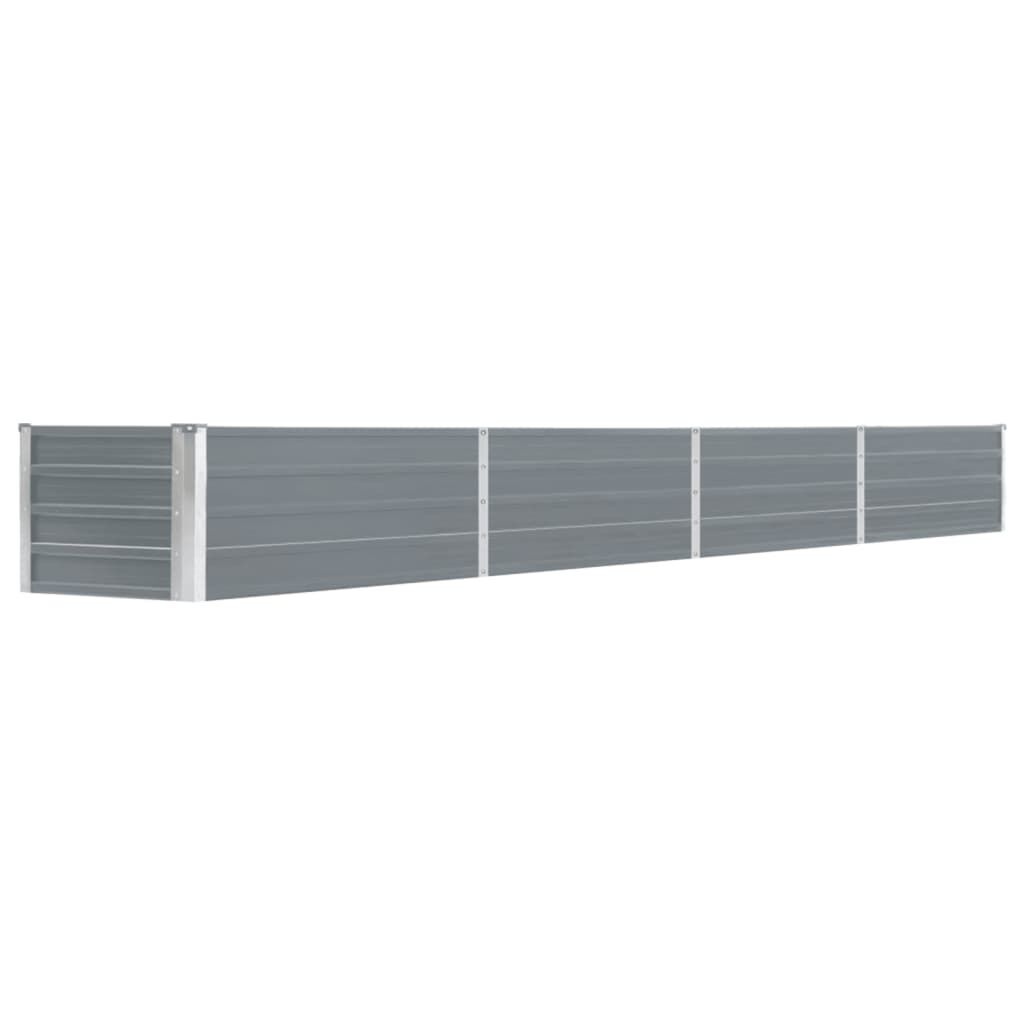 vidaXL Verhoogde Plantenbak 320cm - Grijs - 60% Korting!