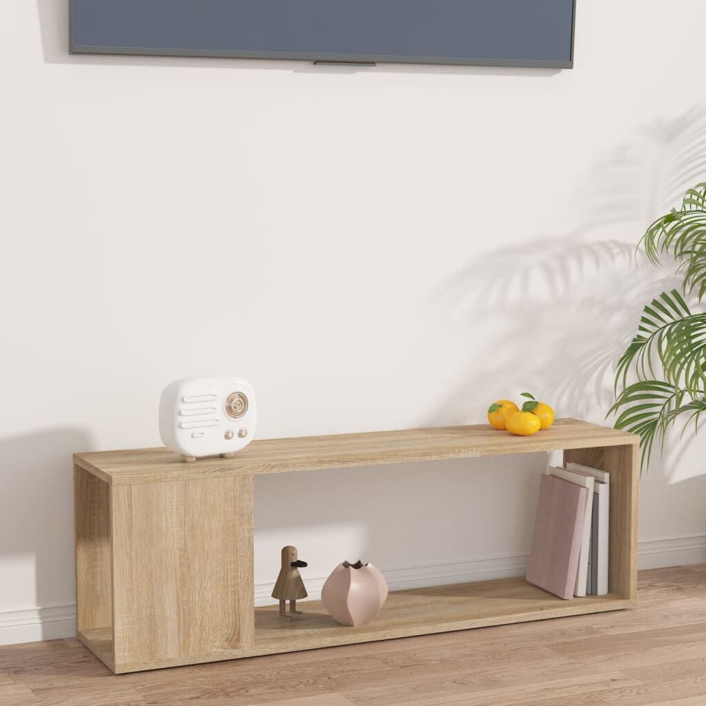 TV-meubel Sonoma Eiken 100cm - 35% Korting! Zo Goed Als Nieuw!