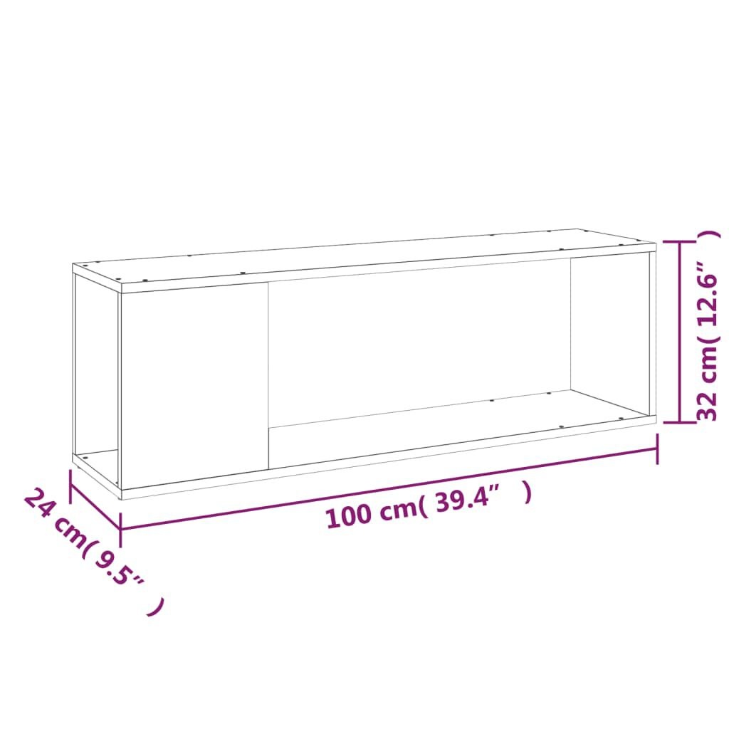 TV-meubel Sonoma Eiken 100cm - 35% Korting! Zo Goed Als Nieuw!