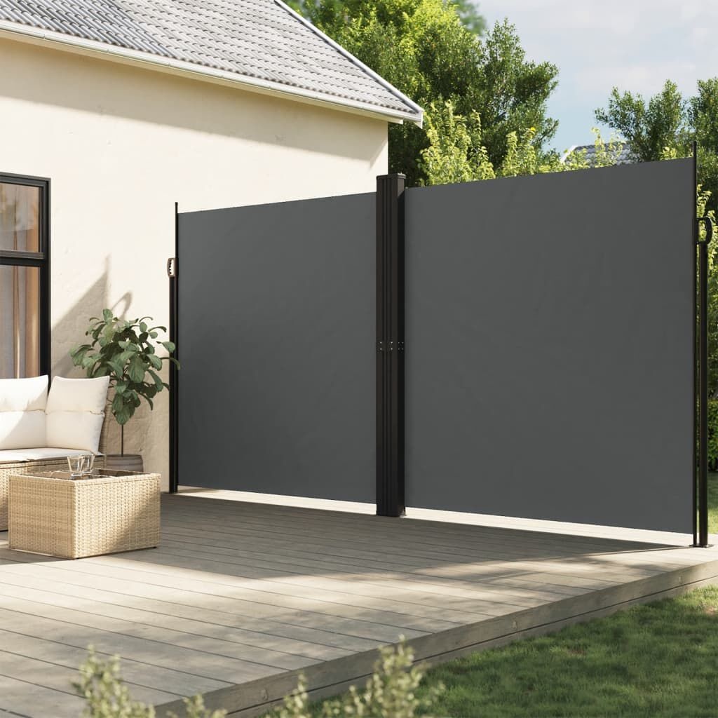 VidaXL Uittrekbaar Windscherm Antraciet 220x1000cm - 55% Korting!
