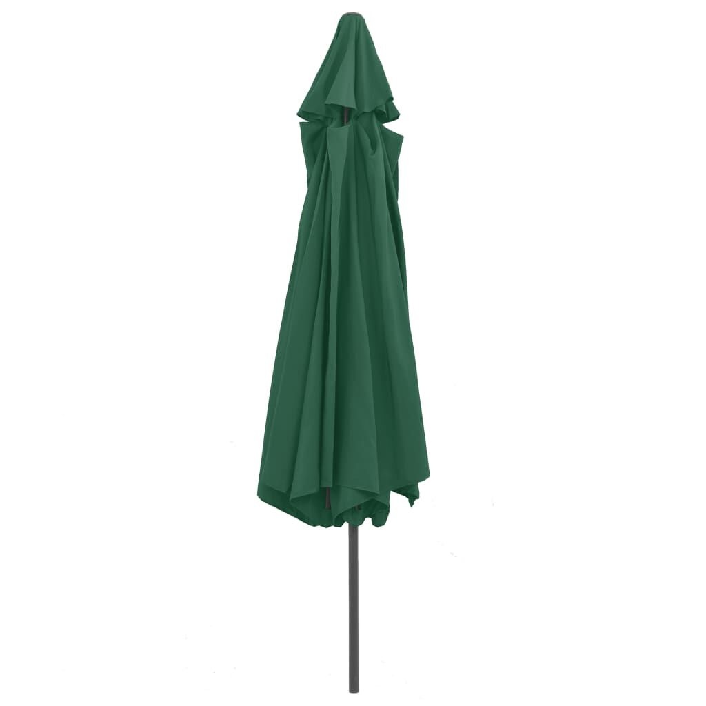 vidaXL Parasol Groen 390cm - 55% Korting! (Krasjes)