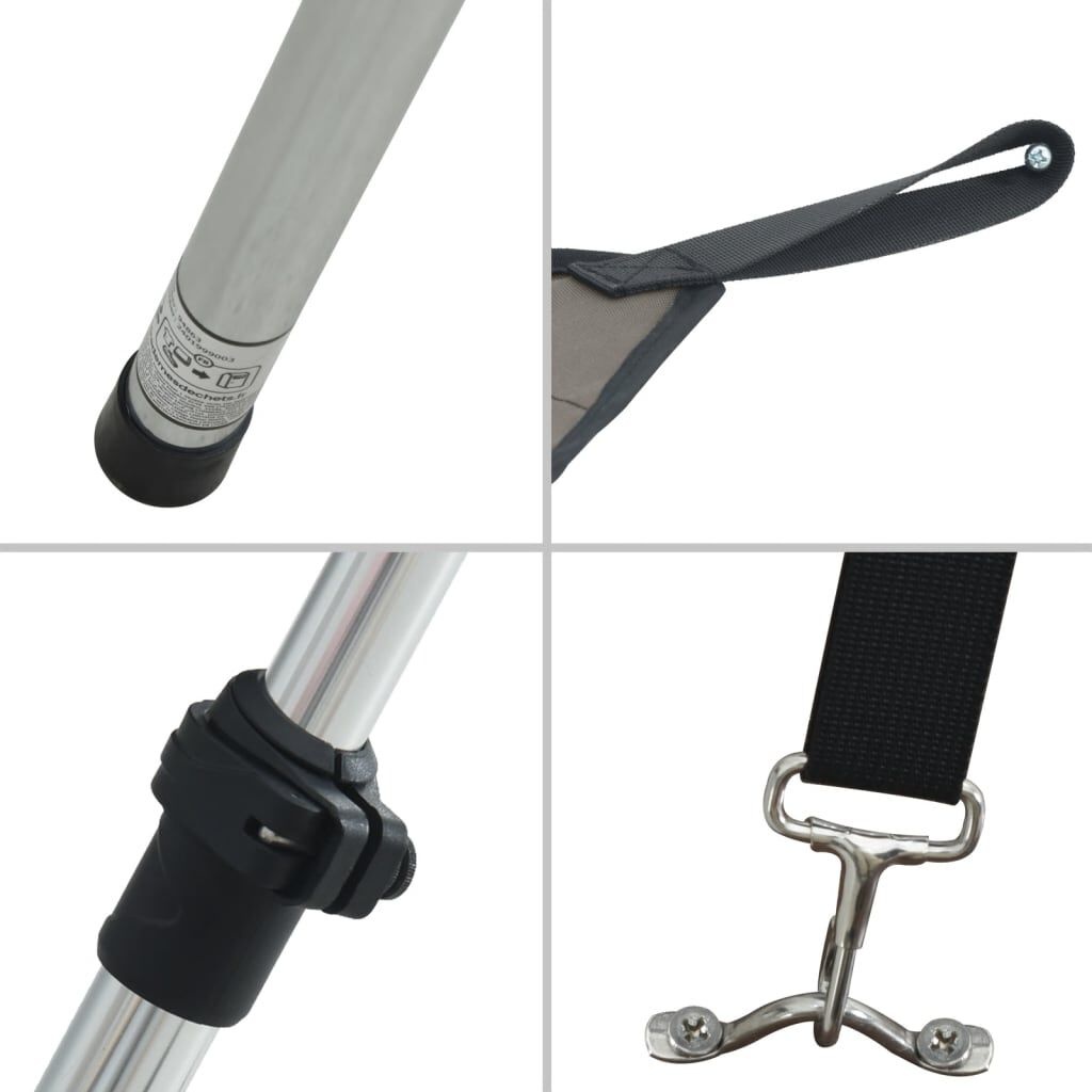 vidaXL T-Top Schaduwdoek Antraciet - 40% Korting!