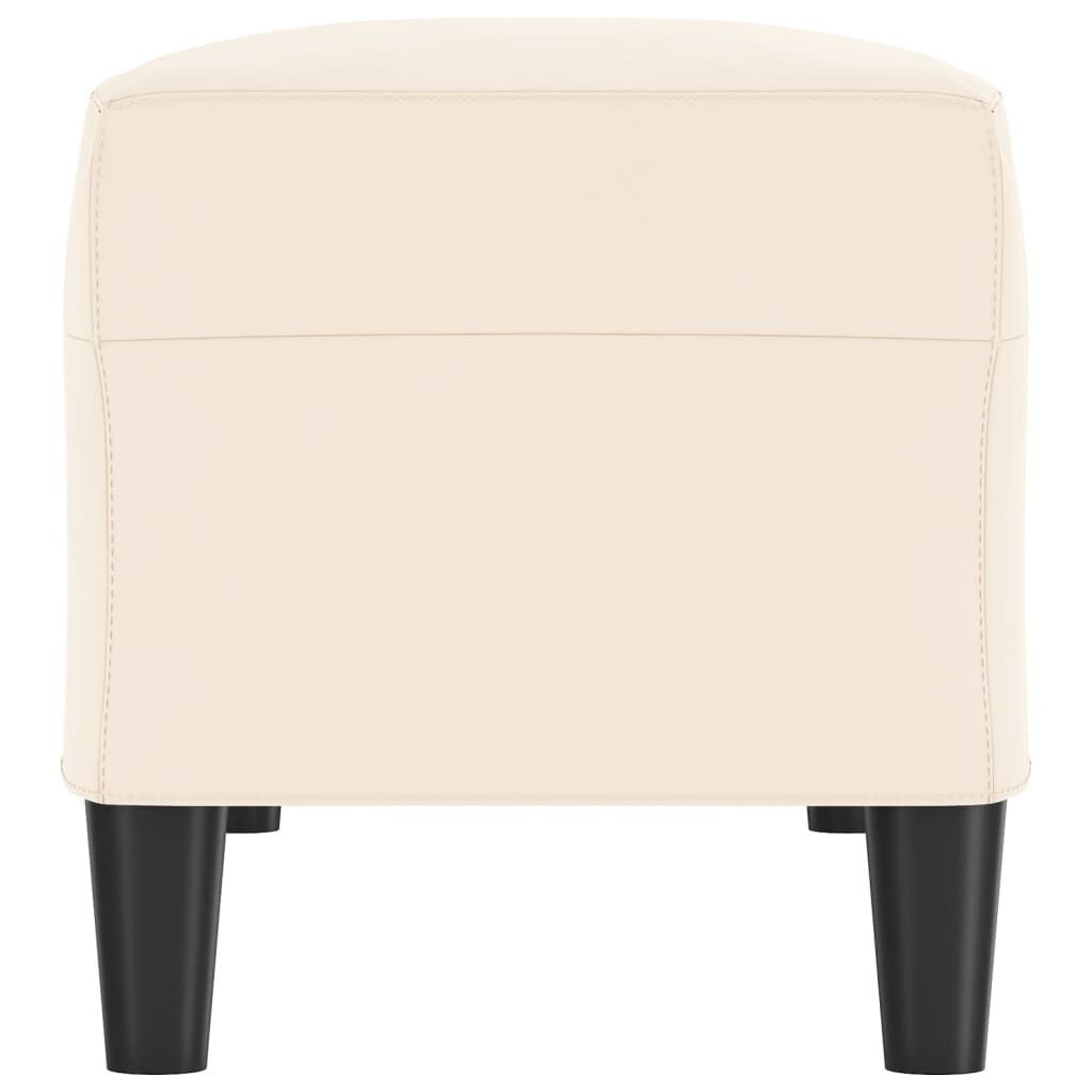 VidaXL Crème Fluweel Bankje 100cm - 40% Korting!