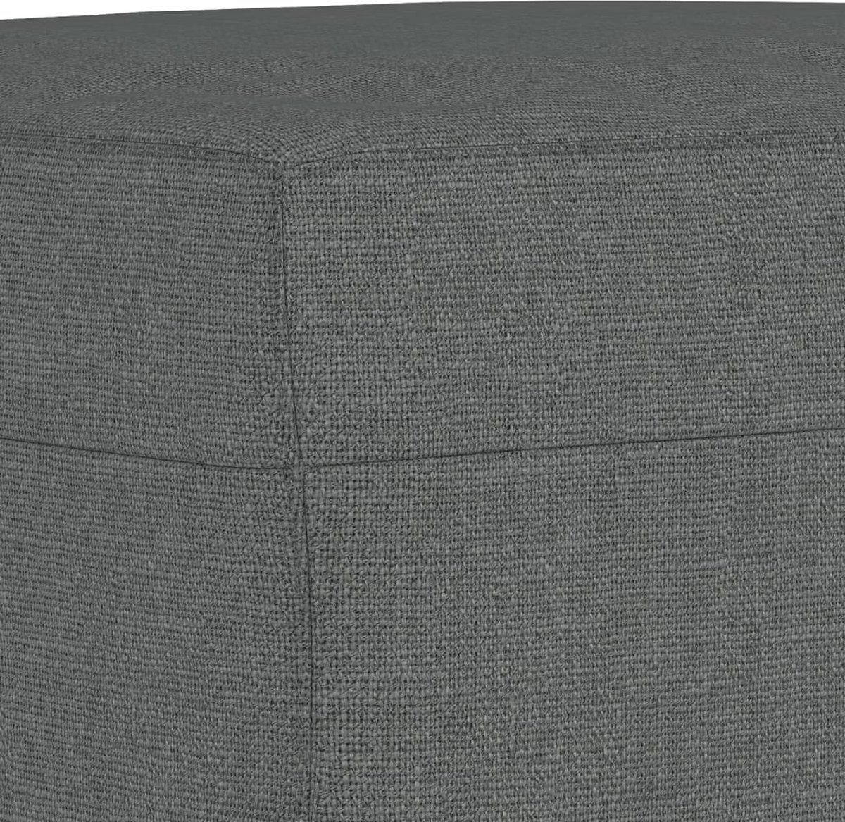 vidaXL Voetenbank Donkergrijs - 60x50x41cm - 35% Korting!