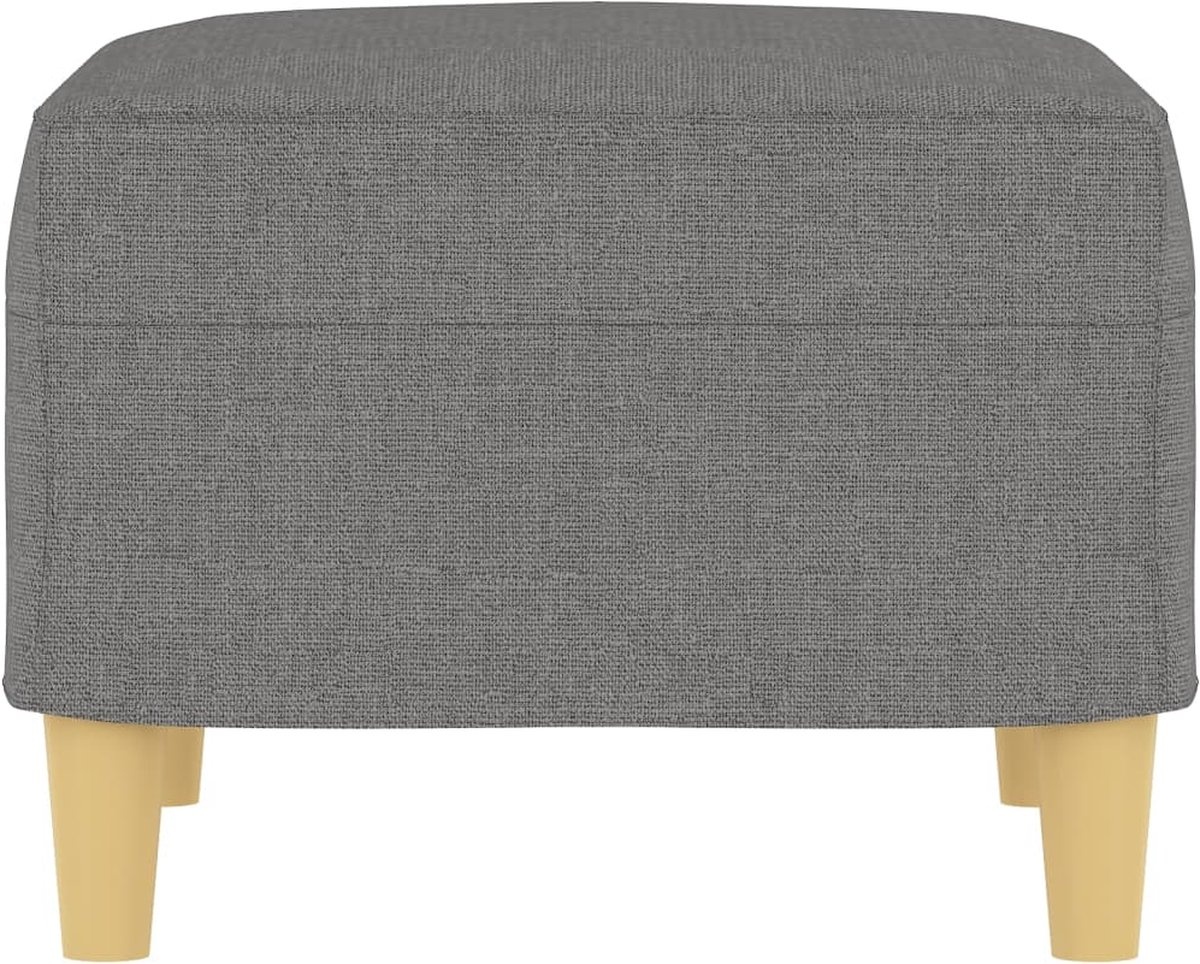 vidaXL Voetenbank Donkergrijs - 60x50x41cm - 35% Korting!