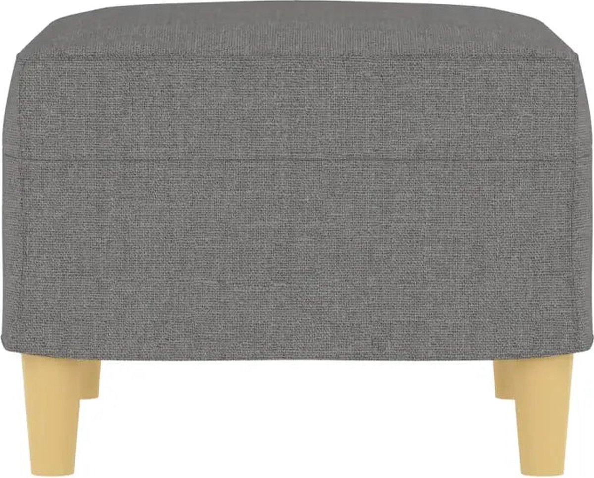 vidaXL Voetenbank Donkergrijs - 60x50x41cm - 35% Korting!